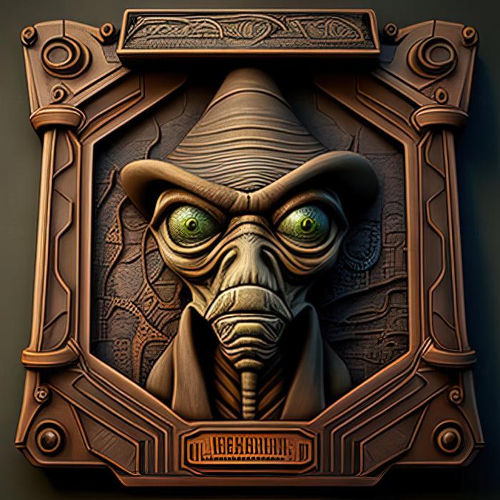 نموذج ثلاثي الأبعاد لآلة CNC ألعاب لعبة st Oddworld Abes Exoddus